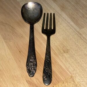 VTG Tudor Plate Oneida Community "Bridal Wreath" Silver Silverware Lot 2 Small